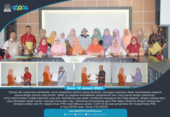 Evaluasi kinerja birokrasi pasca mutasi pejabat tinggi aceh