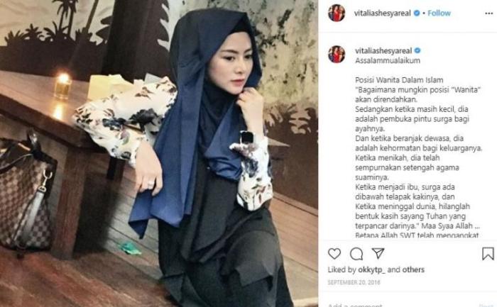 Bagaimana hijab mempengaruhi karir artis Vitalia Shesya
