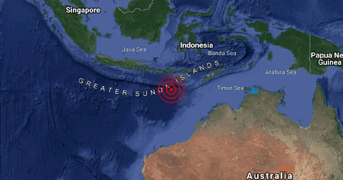 Sejarah aktivitas seismik di daerah Sumbawa