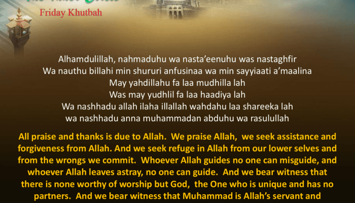 Khutbah Jumat Singkat Akhir Dzulhijjah 2025 dan Doa Penutup