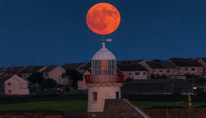 Pengamatan strawberry moon bulan purnama terendah