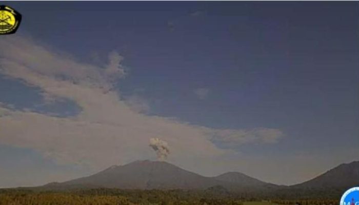 Gunung Semeru Meletus, Kolom Abu 900 Meter