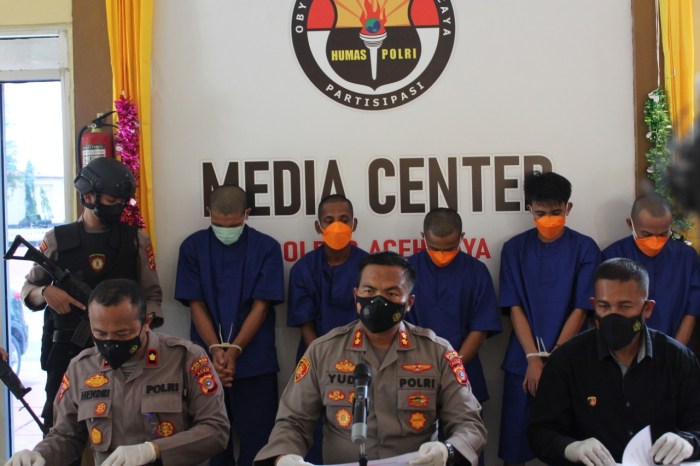 Polisi ringkus pengedar dan pemakai narkoba di Aceh Tengah - ANTARA ...
