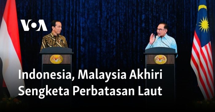 Upaya mediasi dalam menyelesaikan sengketa perbatasan laut 4 pulau