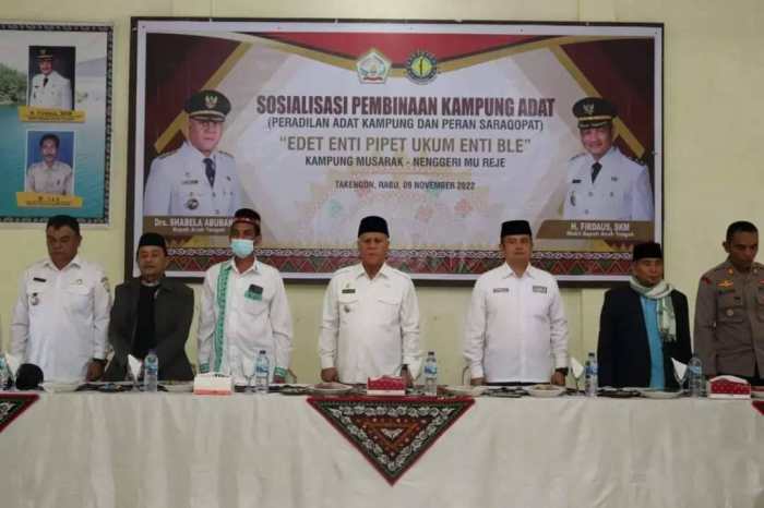Peran masyarakat adat dalam sengketa 4 pulau aceh dan dampak lingkungannya