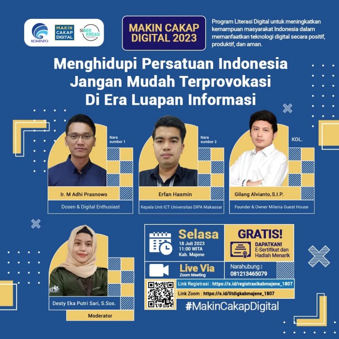 Akuntabilitas pelayanan digital kominfo bombana dan transparansi