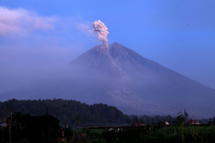 Indonesia's Mt. Semeru eruption buries homes, damages bridge