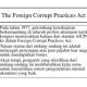 Companies Ask of Government: What’s Up with the Foreign Corrupt ...