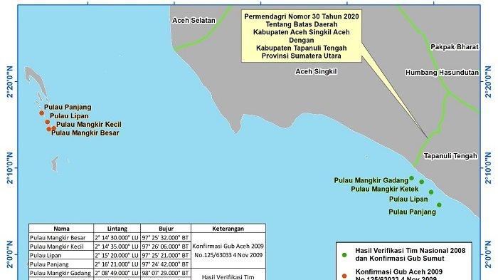 Dampak lingkungan dari sengketa perbatasan 4 pulau di aceh dan sumut