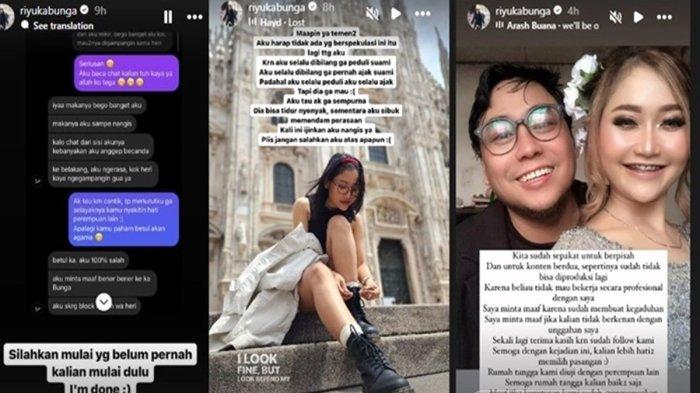 Chat Mesra Heri Horeh dengan WIL Terbongkar, Riyuka Bunga Sepakat Cerai ...