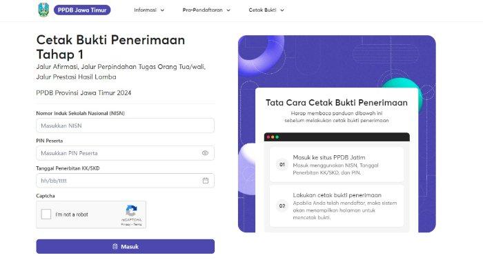 Pengumuman Hasil Seleksi Program Reguler Tahap 1 Gelombang 1 SPMB FK ... Verifikasi hasil SPMB Jatim tahap 1 2025 melalui online