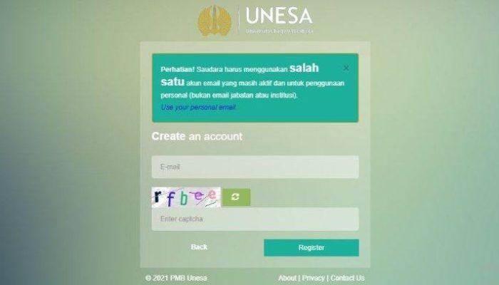 Cara Bayar Pendaftaran Mandiri TMUBK UNESA 2025