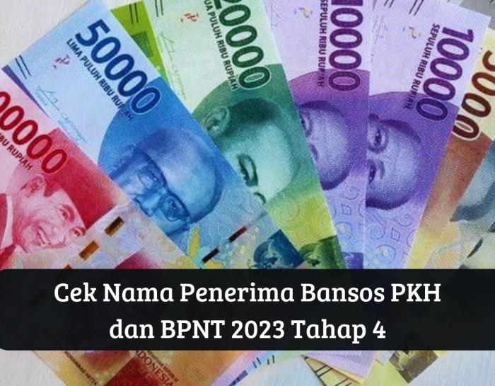 Daftar nama penerima bansos pkh dan bpnt juli 2025 lengkap