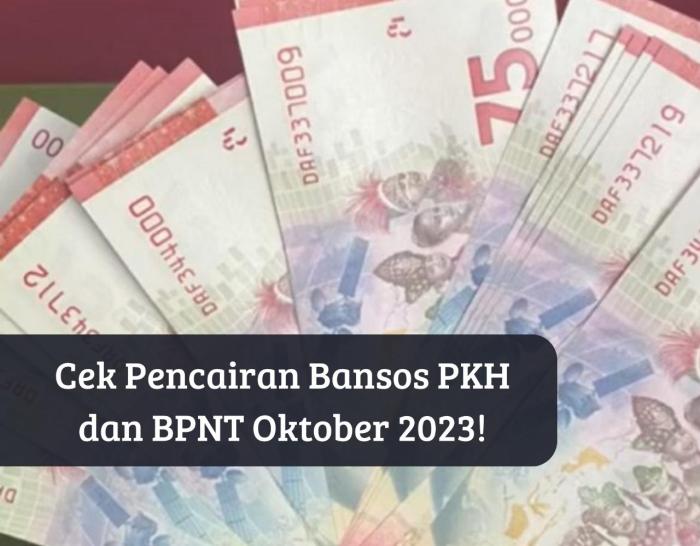 Sudah Ambil? Cek Penerima Bansos PKH dan BPNT 2023 di Sini, Bantuan ...