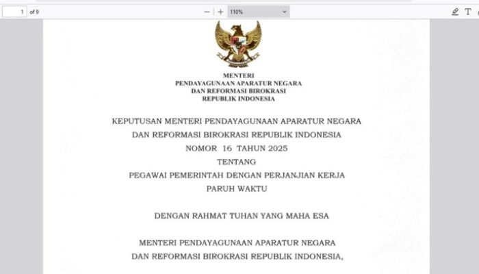 Program P3K Paruh Waktu untuk Honorer Database