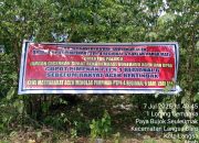 Spanduk Desakan Copot Pimpinan PTPN IV Regional 6 Bertebaran di Empat Kabupaten/Kota Aceh
