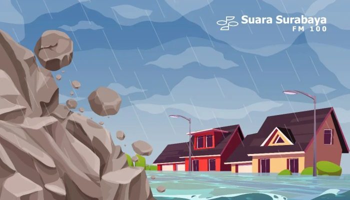 Relawan Tangani Banjir dan Longsor Kendari