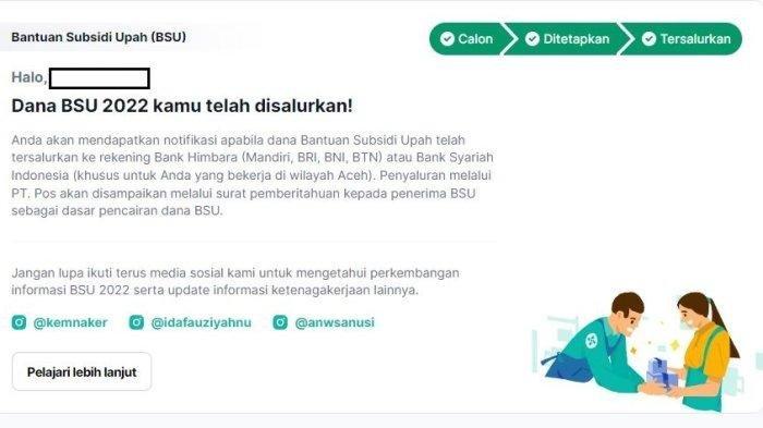CEK Status Penerima Bantuan Subsidi Upah BSU Tahap 2 dari BPJS di bsu ...