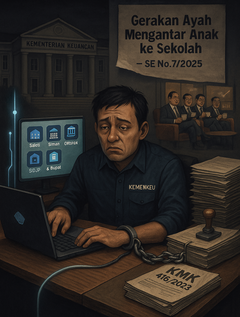 Direktur Eksekutif Gadjah Puteh, Said Zahirsyah, menyoroti lambannya Kemenkeu merespons reformasi birokrasi dan gerakan nasional yang berbasis kemanusiaan dan fleksibilitas kerja ASN.