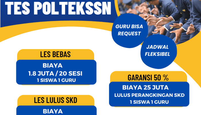 Tes Masuk Politeknik Siber dan Sandi Negara SMK/SMA