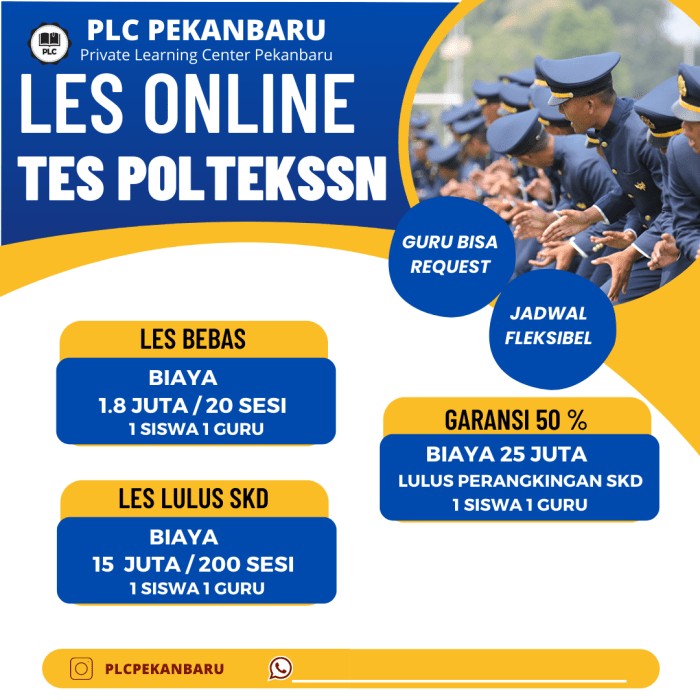 Tes masuk politeknik siber dan sandi negara untuk siswa smk dan sma