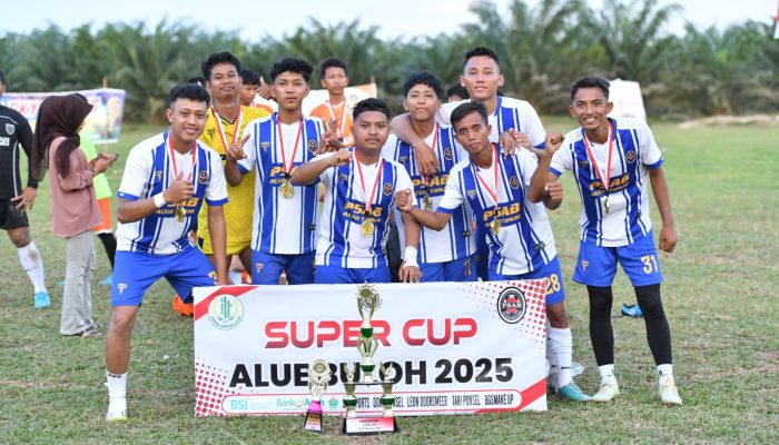 Rindu Damai FC Pertahankan Gelar Juara ke-8 di SUPER CUP Alue Buloh 2025
