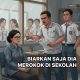 Sindiran tajam terhadap perilaku siswa yang merokok di sekolah dan reaksi berlebihan orang tua serta siswa yang membela pelanggaran disiplin.