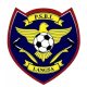 Logo resmi PSBL Langsa dengan simbol burung elang berwarna kuning membawa bola di bagian tengah, berlatar perisai biru dan merah serta tulisan “P.S.B.L” dan “Langsa”.