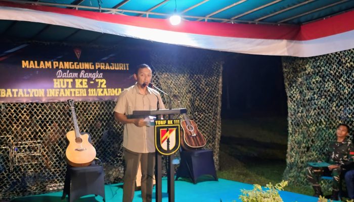 Panggung Prajurit Semarakkan HUT ke-72 Batalyon Infanteri 111/Karma Bhakti