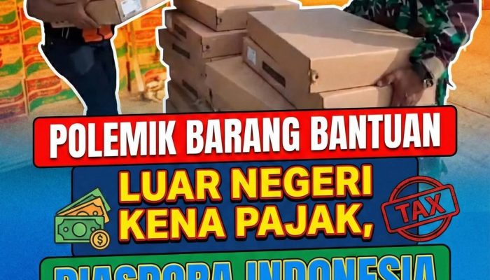 Gadjah Puteh Kecam Bea Cukai: Purbaya Jangan Diam Saat Bantuan Bencana Dipajaki
