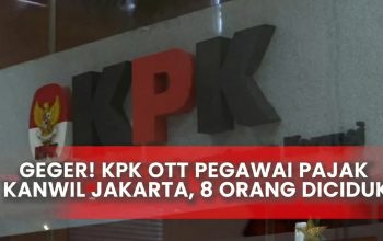 Petugas KPK melakukan operasi tangkap tangan terhadap oknum pajak di Kantor Wilayah DJP Jakarta Utara awal tahun 2026