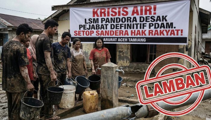 Krisis Air di Depan Mata! LSM Pandora Desak Percepatan Pejabat Definitif PDAM Tirta Tamiang: “Setop Sandera Hak Rakyat dengan Birokrasi Lamban!”