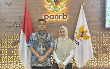 Wali Kota Langsa Jeffry Sentana dan Ketua DPRK Melvita Sari saat memperjuangkan nasib tenaga honorer TMS PPPK 2026 di KemenPAN-RB.