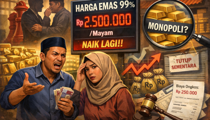 Harga Emas 99% di Langsa Menggila, Dugaan Permainan Harga dan Monopoli Mencuat