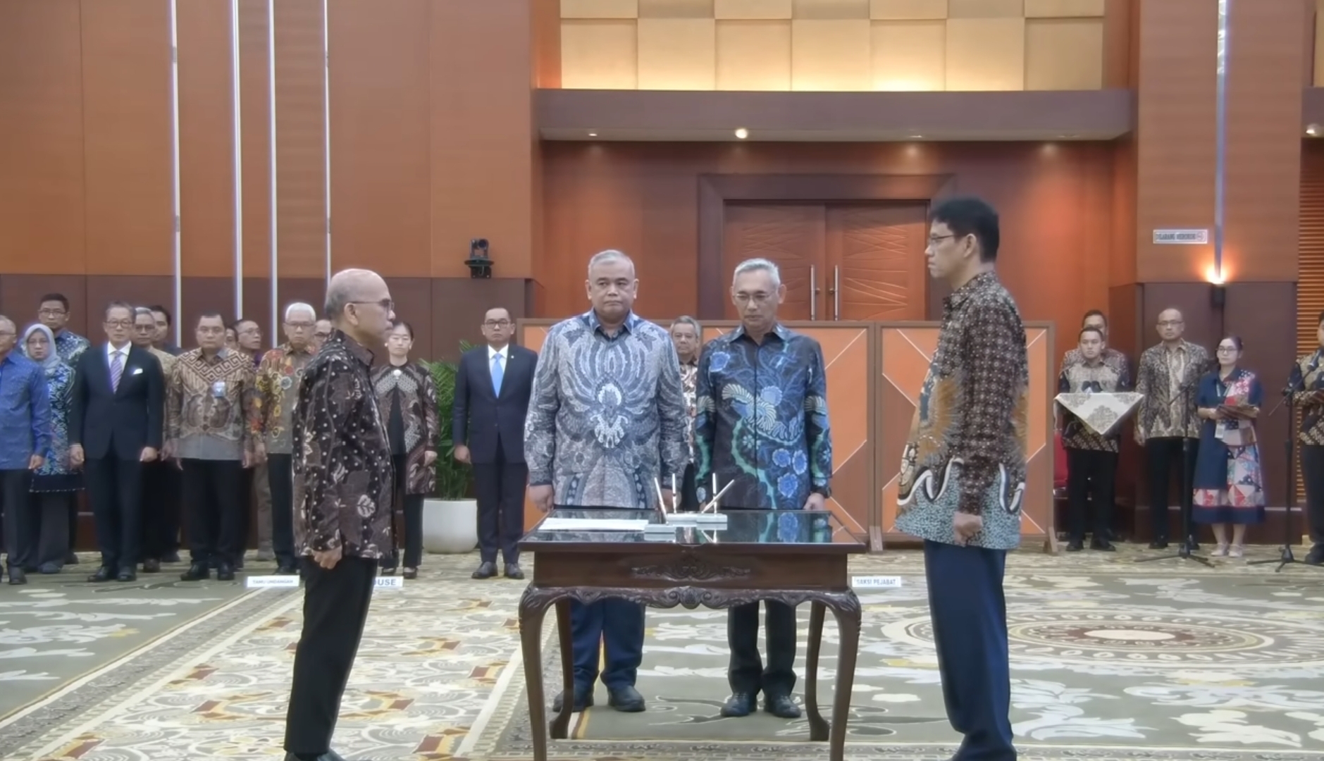 Direktur Eksekutif Gadjah Puteh Said Zahirsyah memberikan pernyataan terkait pelantikan Sekjen Kemenkeu baru dan desakan agar tidak mencampuri urusan Bea Cukai