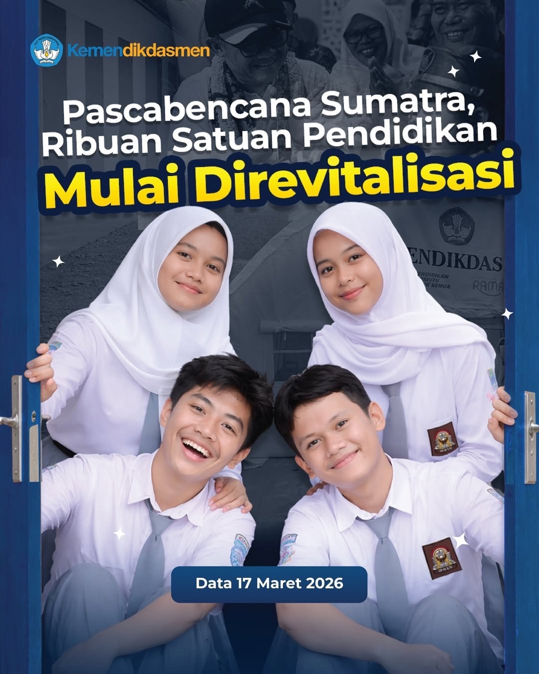 Program Revitalisasi Satuan Pendidikan Tahun 2026 menjadi upaya besar pemerintah pusat dalam mempercepat pemulihan sekolah terdampak bencana di Aceh. Ribuan sekolah menerima bantuan revitalisasi untuk memperbaiki ruang kelas, fasilitas belajar, sanitasi, dan sarana pendidikan guna mendukung proses belajar mengajar yang aman dan layak bagi peserta didik.