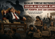 Masalah Terbesar Masyarakat Bukanlah Bencana Alam, Tapi Pemimpin Jahat dan Sombong 