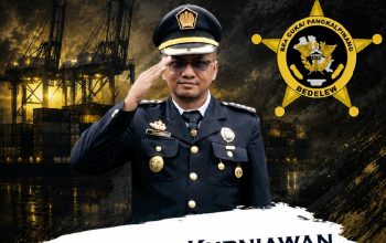 Junanto Kurniawan Kepala Kantor Bea Cukai Pangkalpinang dengan latar pelabuhan dan kontainer terkait polemik ekspor ilmenit PT PMM yang menjadi sorotan publik.