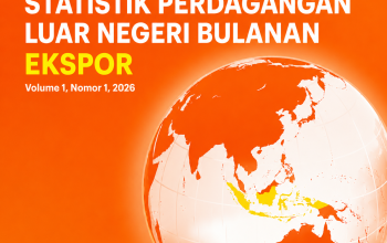 Grafik ilustrasi perdagangan luar negeri Aceh berdasarkan data resmi BPS Mei 2026 yang menampilkan ekspor Aceh sebesar US$52,88 juta, impor US$104,80 juta, serta dominasi komoditas batubara dan kopi sebagai penyumbang utama ekspor.