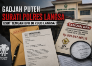 Gadjah Puteh Surati Polres Langsa, Minta Temuan BPK di RSUD Diusut