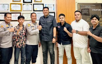 GEUBRAK bersilaturahmi dan membangun komitmen bersama Kapolres Langsa terkait pemberantasan korupsi, narkoba dan judi online