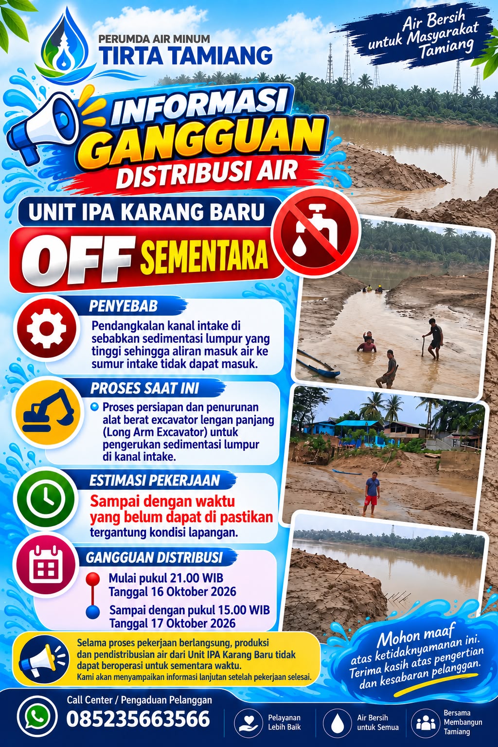 Krisis air bersih di Kabupaten Aceh Tamiang kembali terjadi, warga mengeluhkan air Perumdam Tirta Tamiang tidak mengalir selama tiga hari, sementara prioritas anggaran pembangunan kantor bupati dan helipad senilai Rp34 miliar menjadi sorotan.